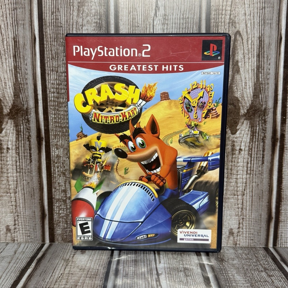 Crash Nitro Kart Sony PlayStation 2 PS2 CIB Greatest Hits Tested Racing Game